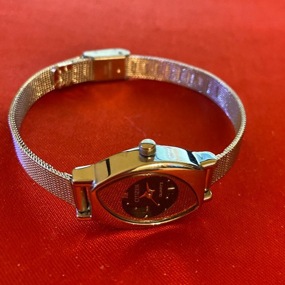 Citizen Quartz Women's Petite Silver Tone Watch - Picture 2 of 5